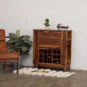 Duraster Vismit Sheesham Wood Bar Cabinet #3